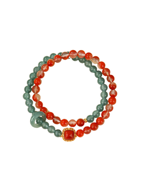 冰飘南红蓝水翡翠转运珠送礼