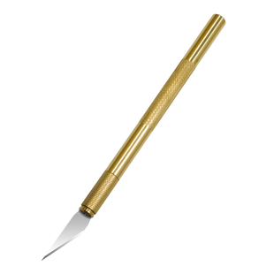 黄铜刀杆刻刀手工剪纸刻纸刀橡皮刻刀 笔型工艺刀 模型手机贴膜刀