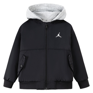 Jordan童装儿童棉服男童棉衣冬季新款女童保暖休闲外套JD2442030