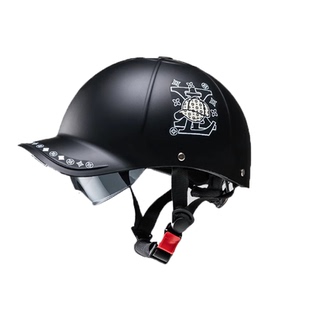 男女2025年鸭舌帽头盔棒球盔电动车新款通用夏季天不压头发安全帽