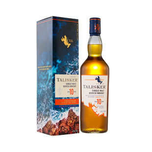 英国进口TALISKER/泰斯卡10年单一麦芽威士忌700ml 45度烈酒 前红