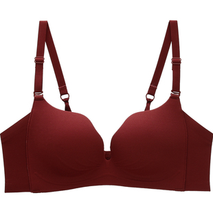 六只兔子小聚蛋无痕内衣女小胸聚拢显大防下垂舒适无钢圈文胸胸罩