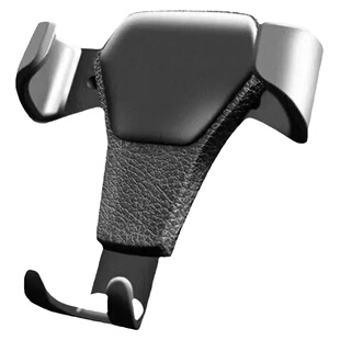 新款车载手机支架汽车重力感应支撑架卡扣式多功能出风口导航支架