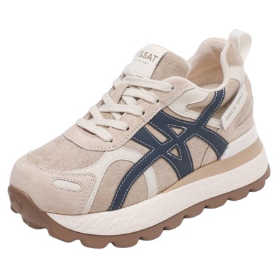 星期六真皮雪地靴女冬季加绒保暖