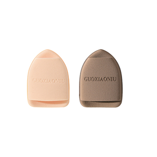 郭小妞奶咖指套粉扑拇指粉扑细节遮瑕小号指尖定妆气垫mini小拖鞋