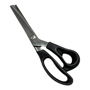 不锈钢茶剪花边剪5mm狗牙剪三角形锯齿剪刀免锁边DIY裁缝布剪