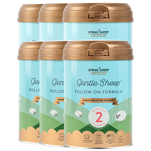 SpringSheep春绵羊奶粉新西兰原装进口婴幼儿6-12个月配方800g*6