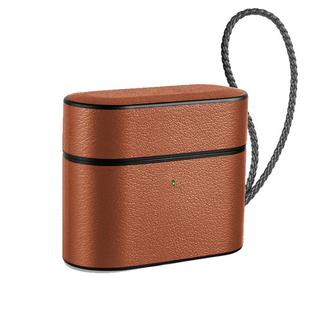 airpodspro2保护壳真皮airpods3保护套适用苹果蓝牙二三代ipodpro挂绳耳机壳airpods3耳机盒全包防摔男女简约