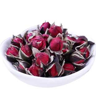 新货云南金边玫瑰花茶300g罐装无硫冻干玫瑰花蕾玫瑰花茶泡水玫瑰