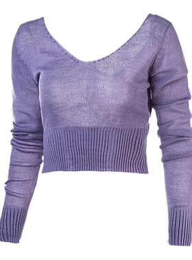 秋冬毛衣舞蹈练功服女长袖冬季