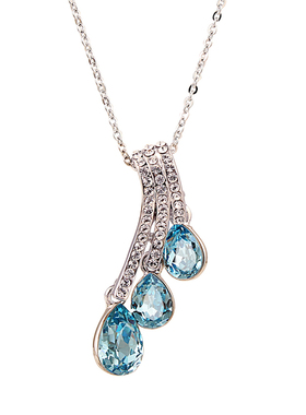 气质奥地利水晶项链女简约大方