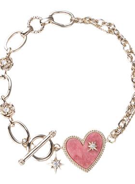 饰品手链FFX天然蔷薇石女性