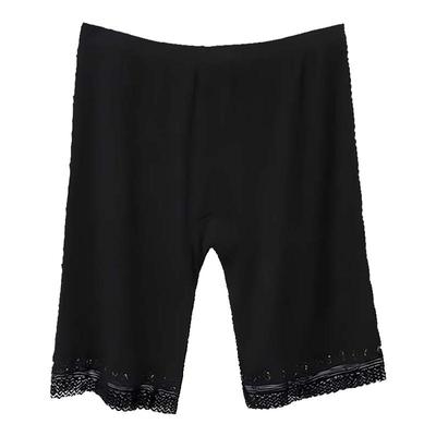 加大码防走光安全裤五分加长款莫代尔平角女内裤加大码胖mm打底裤