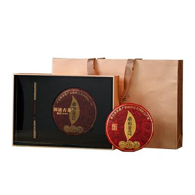 普洱茶2024年鼎和景迈200g礼盒装