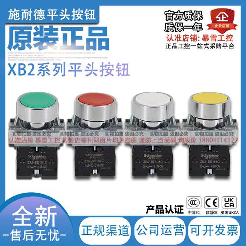 议价原装正品施耐德平头按钮XB2-BA11C-BA21C-BA31C-BA42C-BA51C-
