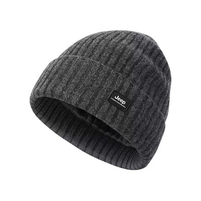 羊毛帽jeep吉普中老年男士冬季