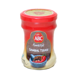 印尼abc虾糕辣椒酱180g 虾膏辣椒酱 ABC Sambal Nusantara Terasi