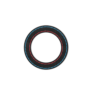 适用宝马新X3方向盘标贴装饰圈改装G45G48翻毛皮汽车内饰用品大全