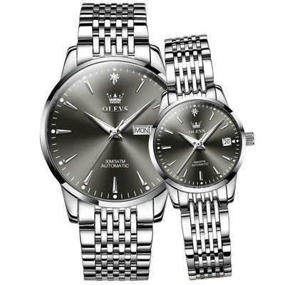 瑞士认证正品牌机械情侣手表一对