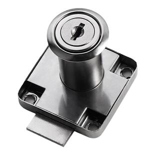 抽屉锁柜子锁柜门锁黑色金色柜台锁家具办公桌对开门衣柜锁抽柜锁