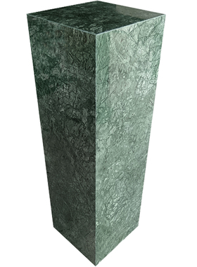 天然印度绿大理石底座花盆增高台