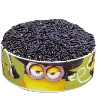 陕西农家自产黑米黑糯米洋县血糯米五谷杂粮粗粮饭食用黑米粥5斤