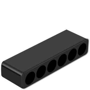 戴恩工具螺丝刀六角柄批头收纳条起子头收纳座软胶10孔12孔收纳盒