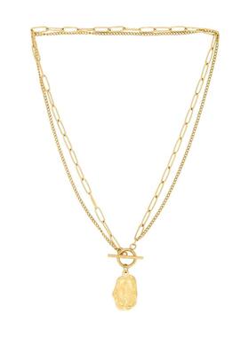 Lovers and Friends LANE 项链 金属金色REVOLVE小众新款