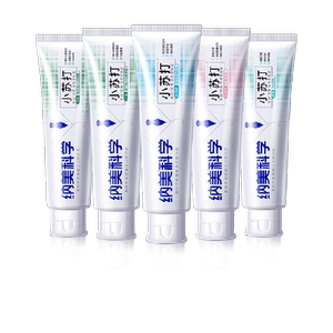 纳美小苏打亮白牙膏5支装