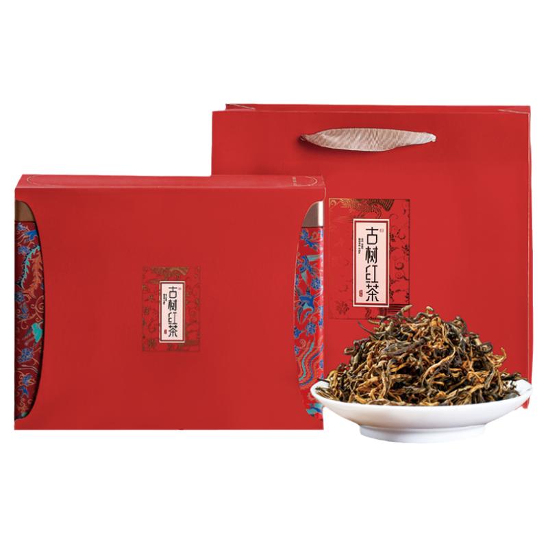 云南特级正宗滇红茶500g送礼自饮