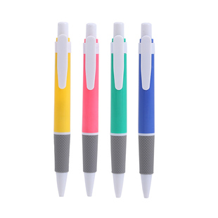 圆珠笔按压式办公油笔芯笔芯高档按动式园珠笔油性原子笔黑色蓝色红色老式学生专用批发做笔记用笔筒多色顺滑