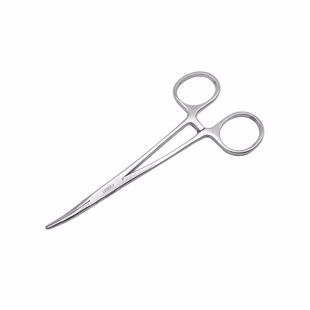 小动物手术止血钳 大小鼠止血钳持针器 不锈钢血管钳 直头/弯头