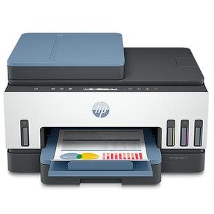 hp惠普smart tank 755彩色喷墨连供自动双面打印机复印一体机办公输稿器连续扫描家用无线WiFi网络证件照片A4