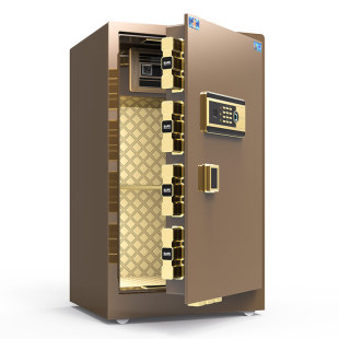 虎牌保险柜家用小型45/60cm指纹密码办公室大型WIFI文件商用防火包邮新品远程单门全钢隐形防盗箱保管箱