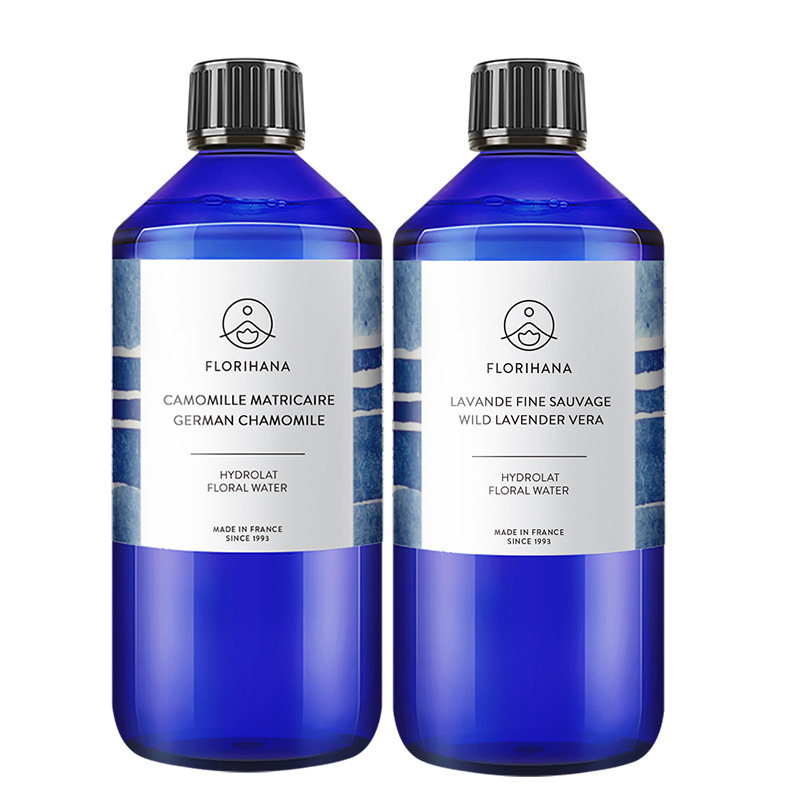 Florihana法国F家旅行纯露套装1000ML*2补水保湿敷控油舒缓爽肤水