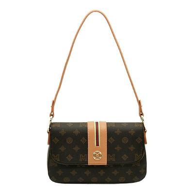 稻草人复古印花斜挎包大容量小包