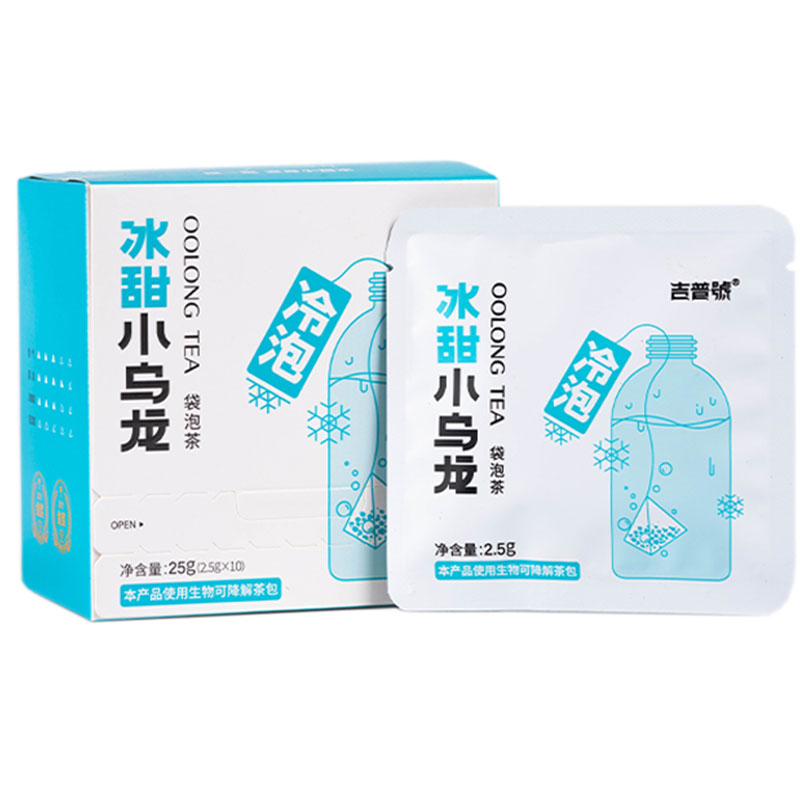 吉普号夏日冷泡蜜桃桂花乌龙茶白桃水果袋泡茶包冰甜乌龙花茶叶