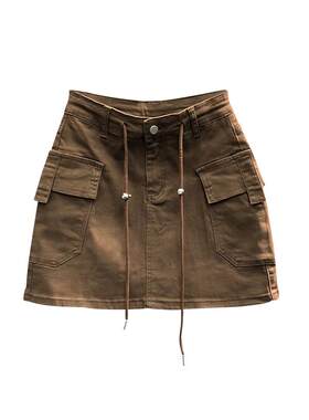 简兰顿短裙A字型百搭纯色新品