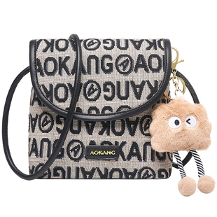 奥康手机包2026新款女士斜挎包高级感迷你小挎包大容量轻便单肩包