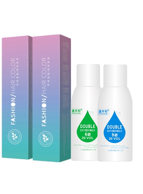 奶茶灰棕色染发剂泡泡沫植物