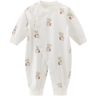 新生儿衣服可爱外出婴儿连体衣超萌春秋男女宝宝纯棉哈衣爬服睡衣
