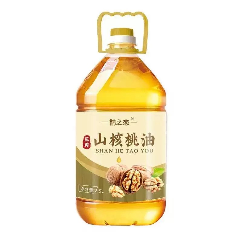 山核桃油2.5L物理冷榨孕妇儿童食用油野生初榨核桃油炒菜宝宝辅食