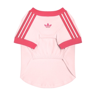 宠物衣服三条纹T恤狗狗猫咪纯棉adidas Originals阿迪达斯三叶草