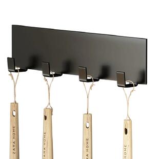 冰箱磁吸挂钩免打孔壁挂墙上多功能收纳钩吸铁石门后磁铁钥匙排钩