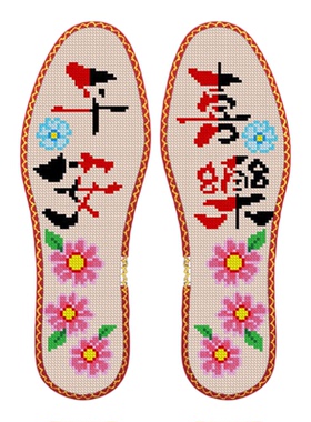 平安喜乐鸿运玫瑰七层棉布带花边