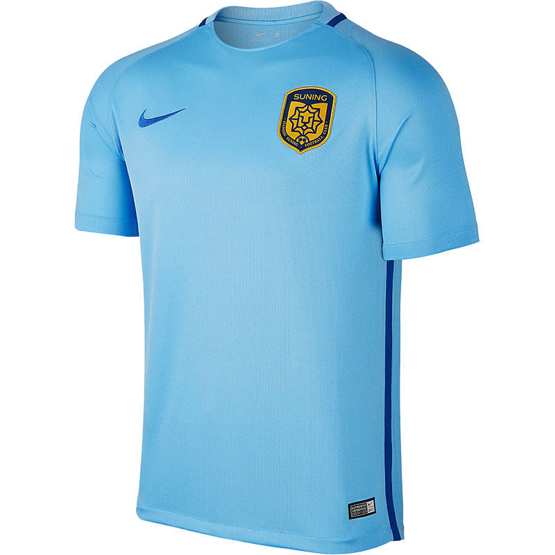 Nike/耐克正品中超江苏苏宁球员训练运动服男子足球上衣 889226