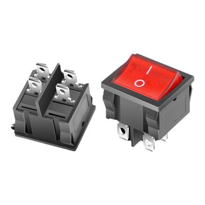 kcd5船型开关19*22mm6A翘板带灯