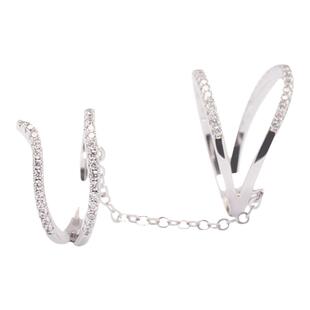 【SCHAWLOW肖洛】新款轻奢高级感开口戒指两件套时尚个性潮冷淡风