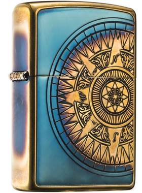 ZIPPO打火机正版原装罗盘航海图