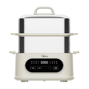 美的电蒸锅不锈钢家用多功能三层大容量智能预约全自动蒸煮一体锅